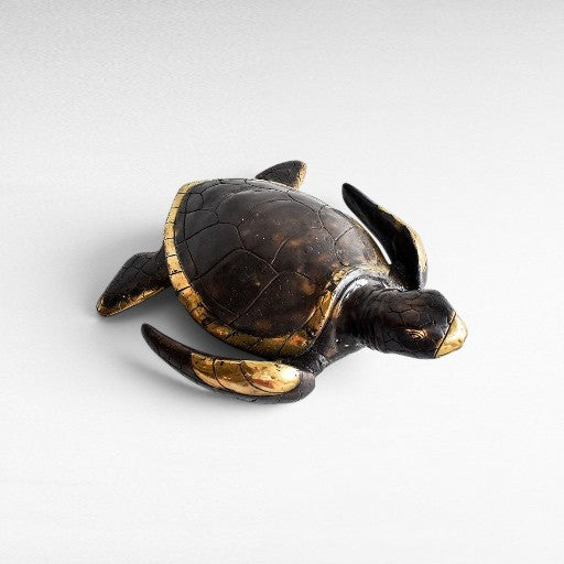 Brass Turtle Decoration - Chora Barefoot Luxury Living