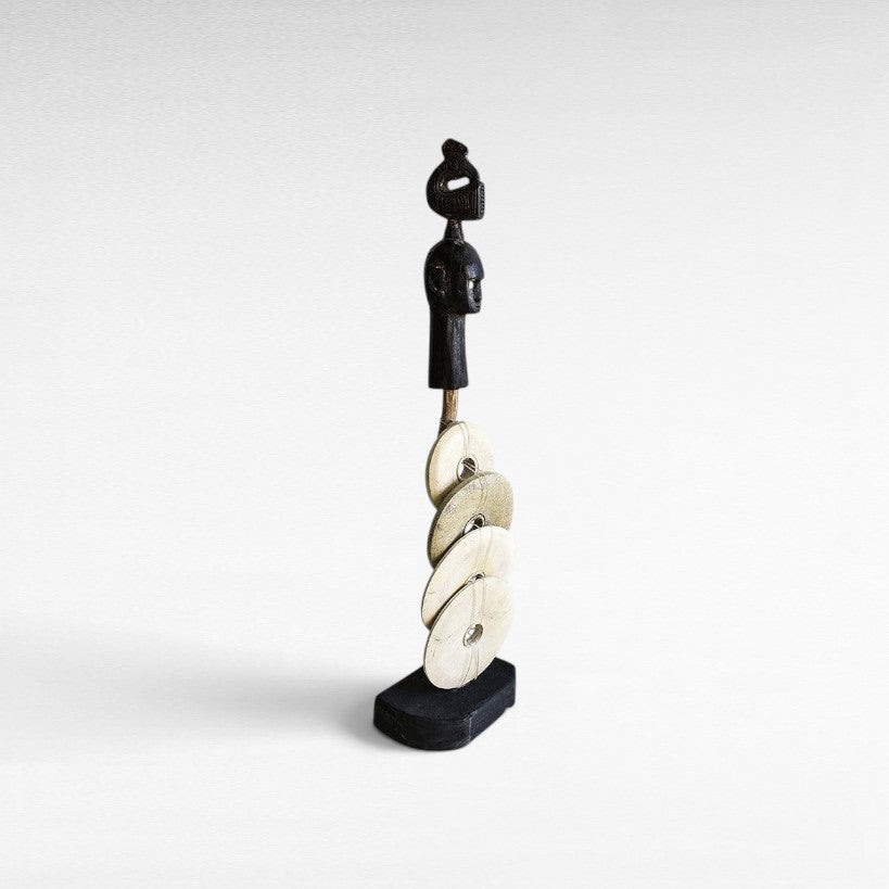 WOODEN STATUE 25x15x85cm - Chora Mykonos