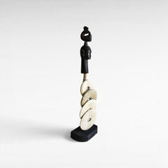 WOODEN STATUE 25x15x85cm - Chora Mykonos