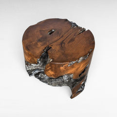 NATURAL SOLID TEAK WOOD SIDE TABLE 50x50x45cm - Chora Mykonos