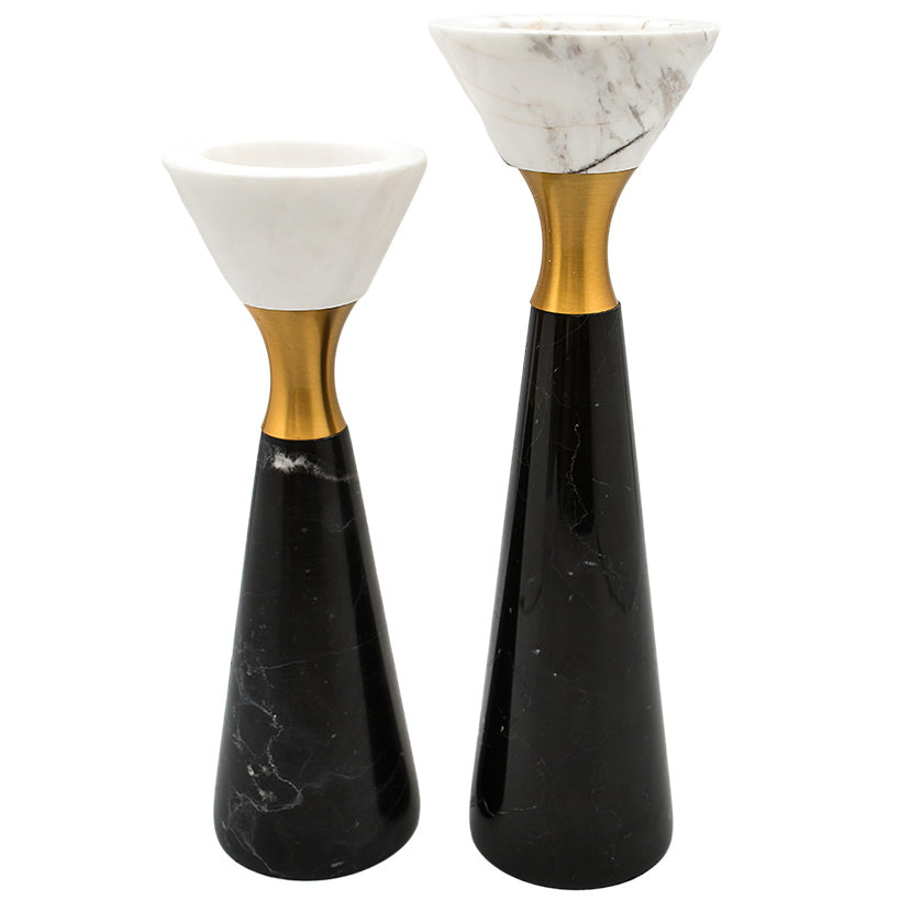 Elegant Marble Candle Holders – Timeless Home Décor Accent