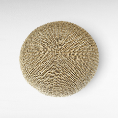 POUF NATURAL 80CM - Chora Mykonos