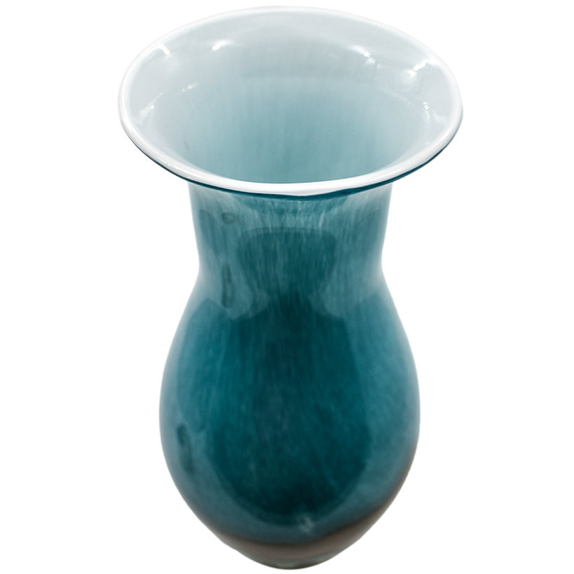 BLUE CRYSTAL VASE