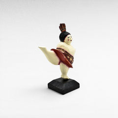 WOODEN BALLERINA 19x9x25cm - Chora Mykonos