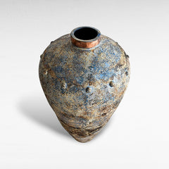 POT WITH COOPER RING - Chora Mykonos