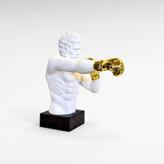 DECORATIVE MALE FIGURE MARBLE AND RESIN 33x56cm - Chora Mykonos