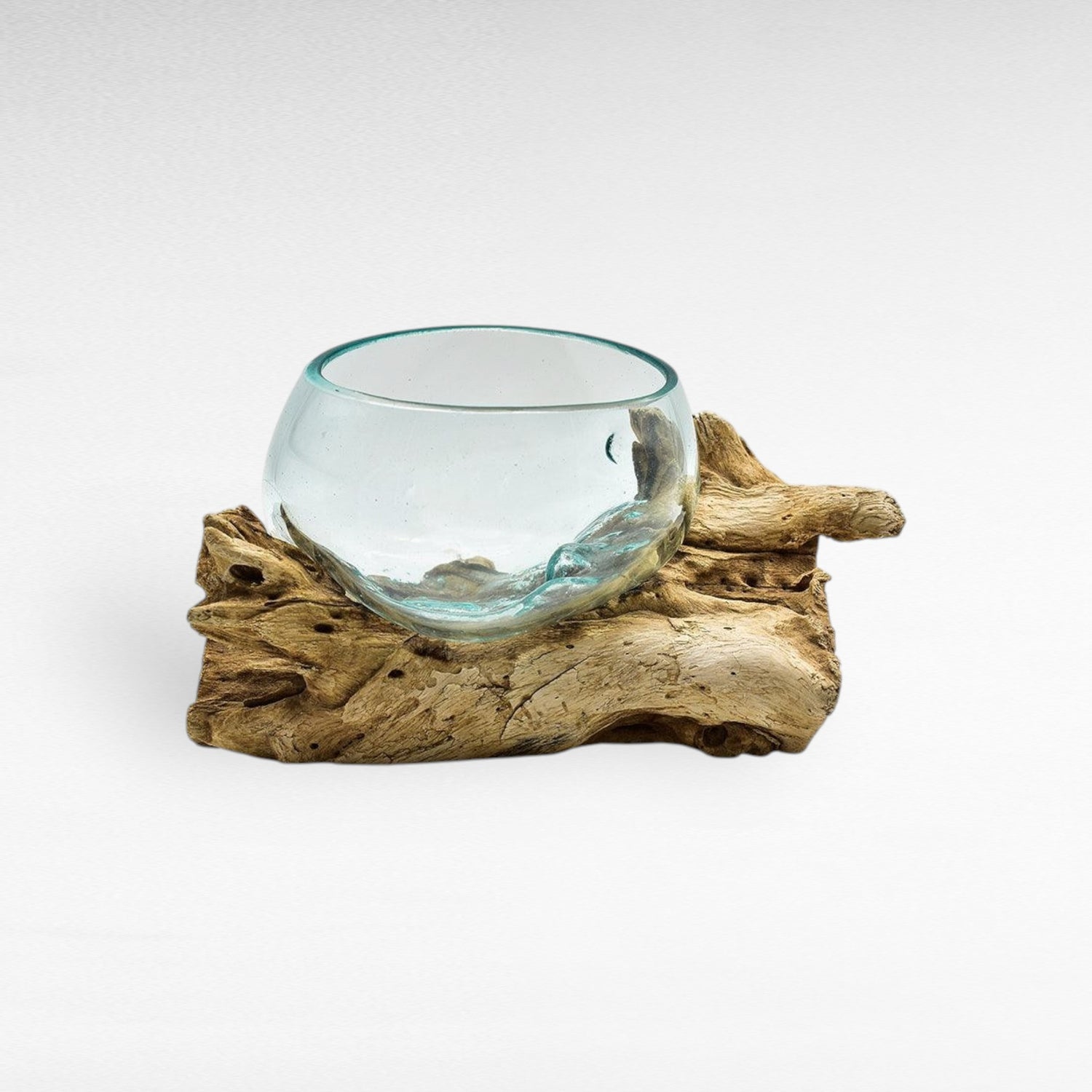 BOWL GLASS ON GAMAL ROOT - Chora Mykonos