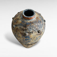 POT WITH COOPER RING - Chora Mykonos