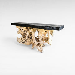 CONSOLE TABLE LYCHEE WOOD - Chora Mykonos