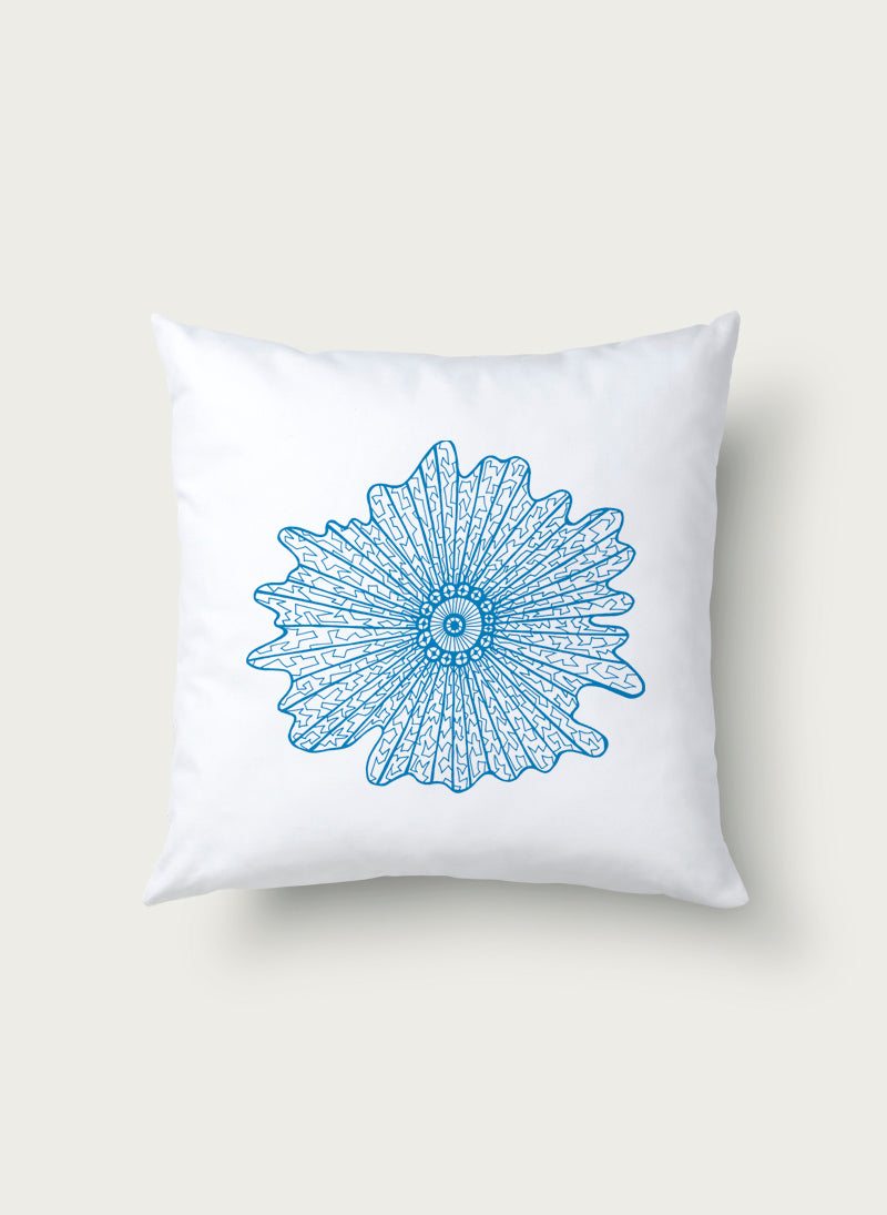 LEAF CORAL BLUE AZUR 45X45cm