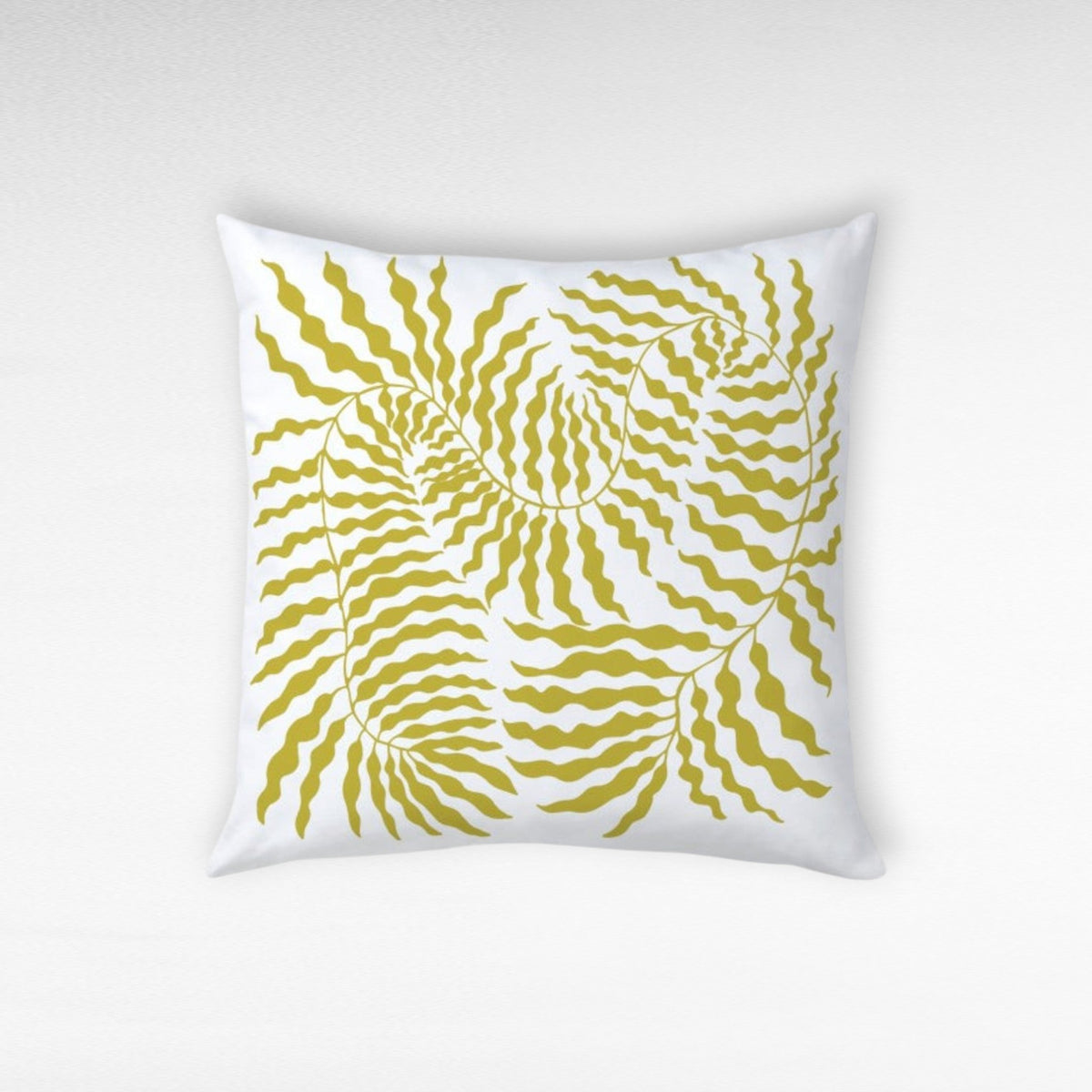 PILLOW CHLORIS STRAW GREEN W45 |D45 CM