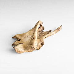 DECOR TRAY WOOD NATURAL 70x35x15cm - Chora Mykonos
