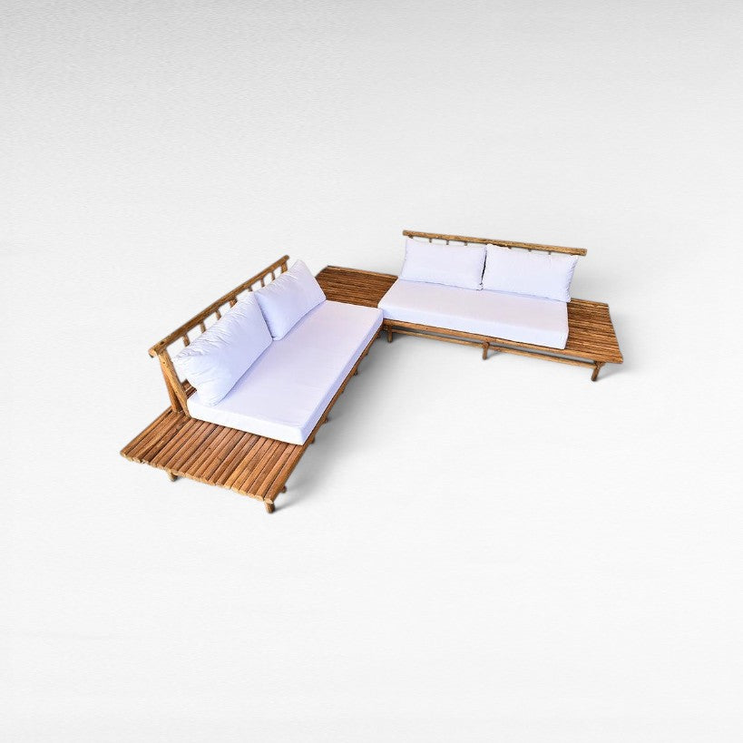 Corner Sofa with Mattress - Chora Barefoot Luxury Living