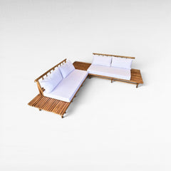Corner Sofa with Mattress - Chora Barefoot Luxury Living