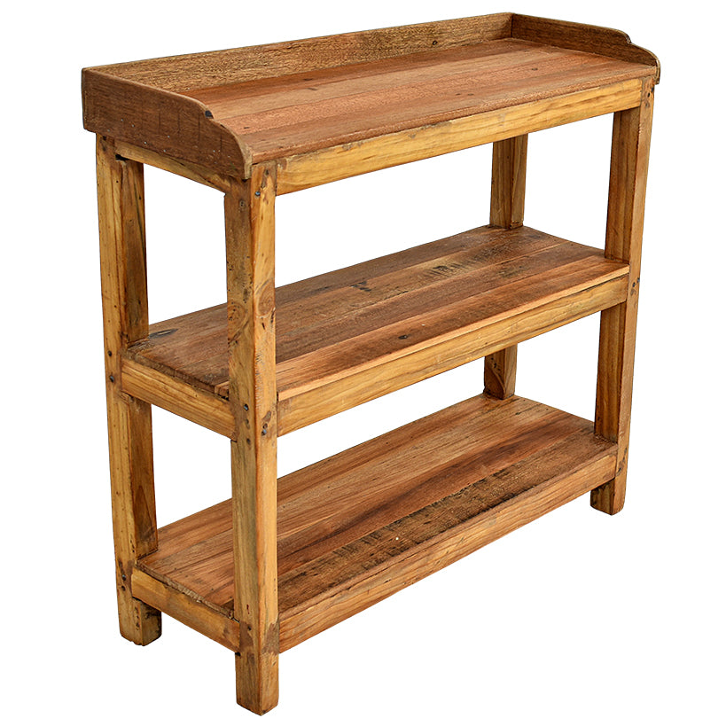 TEAK WOOD RACKS 76X26X74