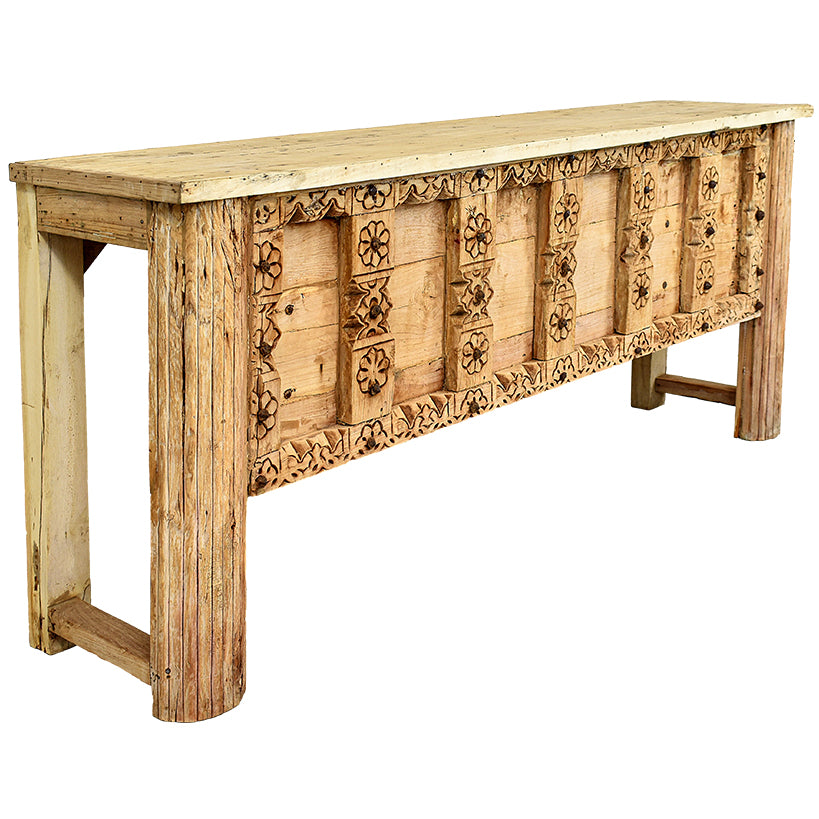 TEAK WOOD BUFFET 205X46X88