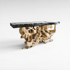 CONSOLE TABLE LYCHEE WOOD - Chora Mykonos