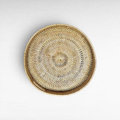 TRAY RATTAN SET OF 3 - Chora Mykonos