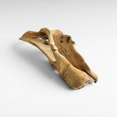DECOR TRAY WOOD NATURAL 90x50x10cm - Chora Mykonos