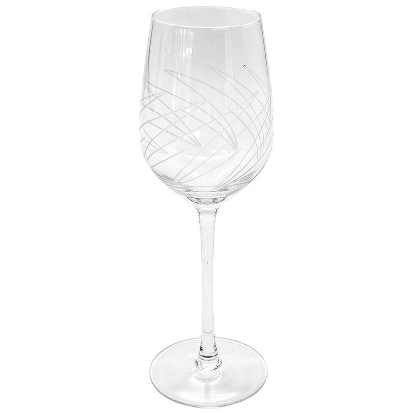 LINE & DOT WINE GLASS 500ML 10x10x26cm - Chora Mykonos