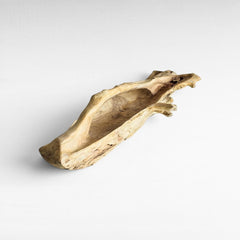 DECOR TRAY WOOD NATURAL 85x45x25cm - Chora Mykonos