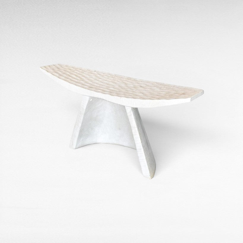 MANGO WOOD BLEACHED STOOL 94x30x42 - Chora Mykonos