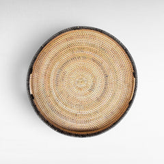 TRAY RATTAN SET OF 3 - Chora Mykonos