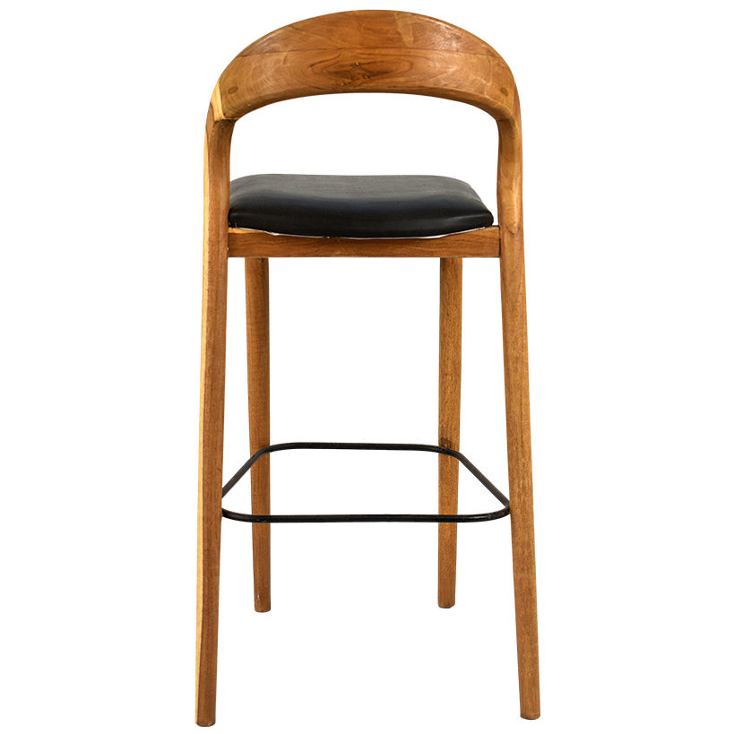 Teak Bar Stool – Elegant Comfort for Every Gathering