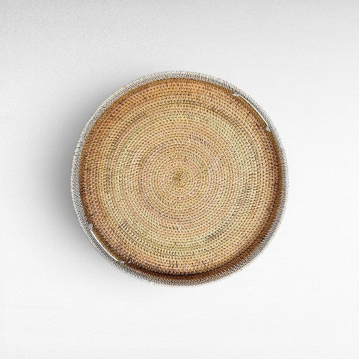 TRAY RATTAN SET OF 3 - Chora Mykonos