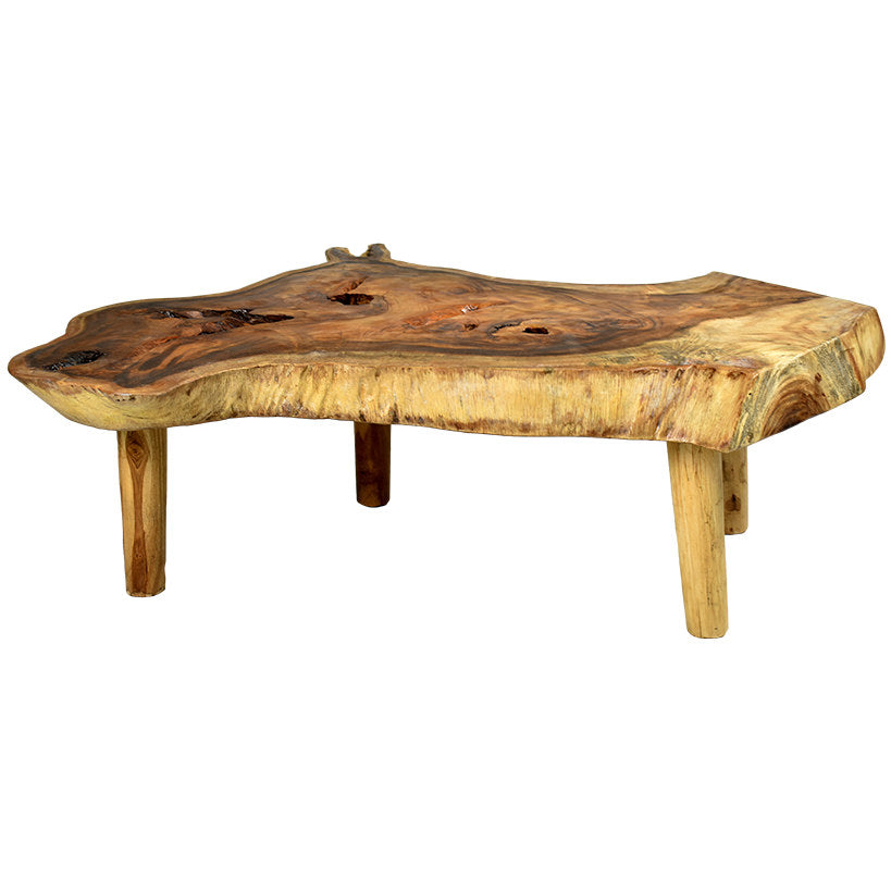 Suar Coffee Table – Elegant Natural Centerpiece