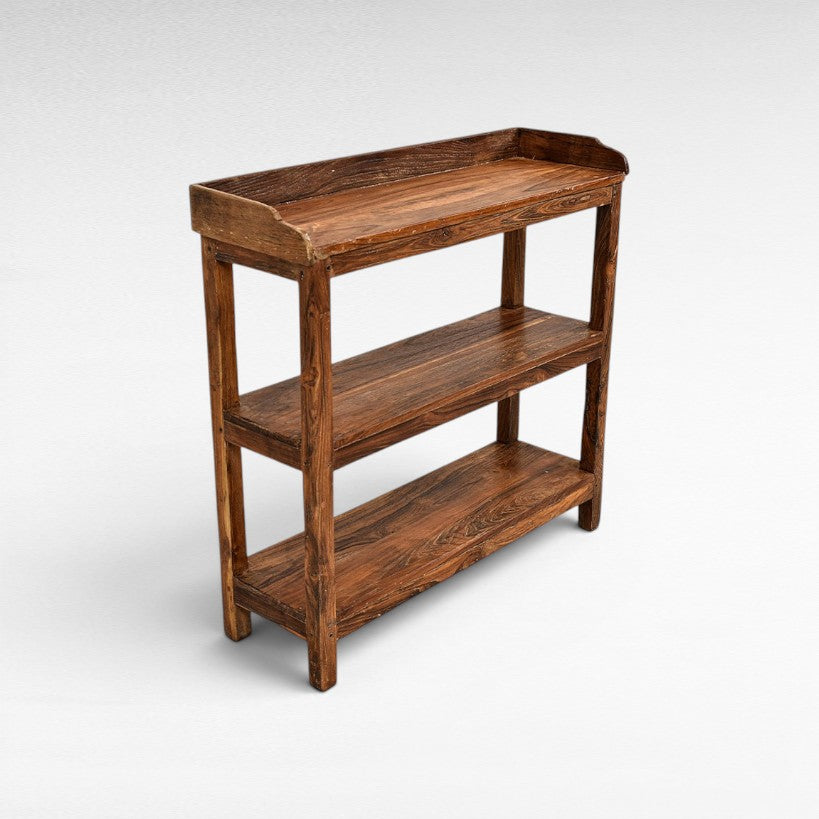 TEAK WOOD RACKS W76 |D26 |H74 CM