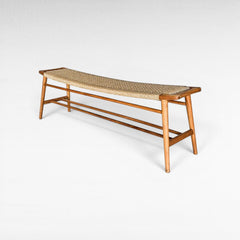 BENCH TEAK WOOD - Chora Mykonos