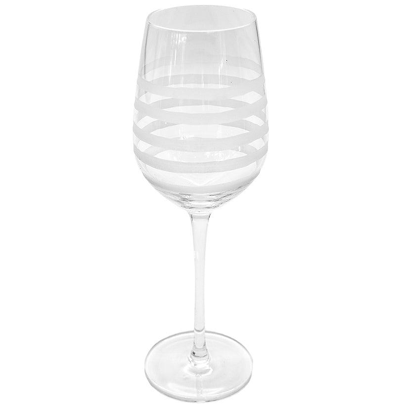 LINE & DOT WINE GLASS 500ML 10x10x26cm - Chora Mykonos