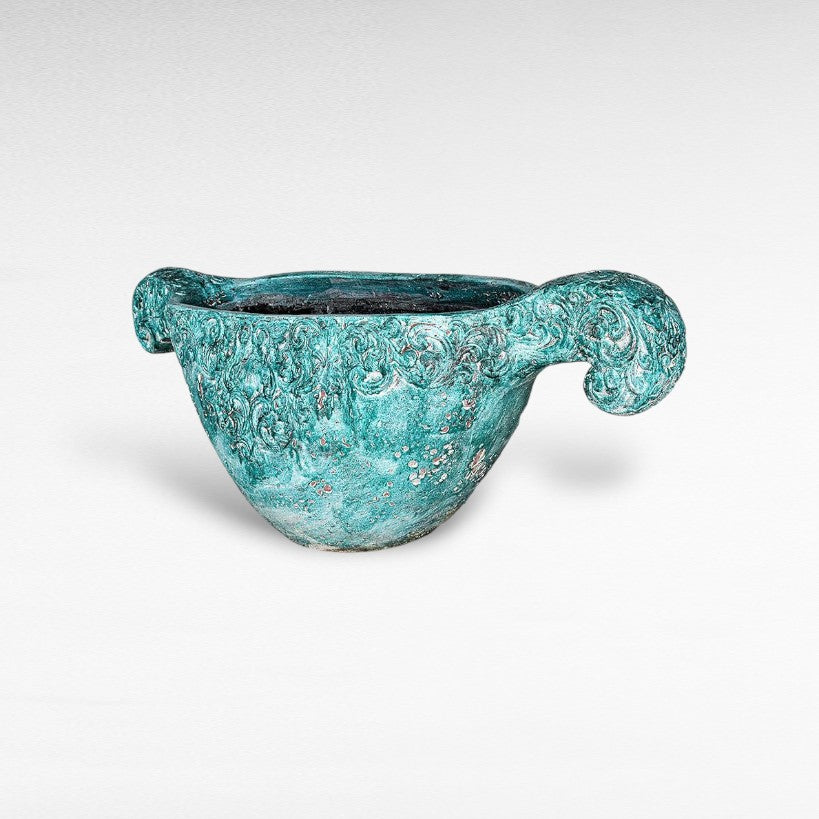 VASE WITH CARVING - Chora Mykonos