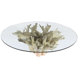 TABLE WITH GLASS 150 X 150