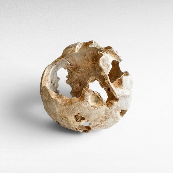 TEAK BALL ROOT BLEACH 50x50