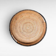 TRAY RATTAN SET OF 3 - Chora Mykonos