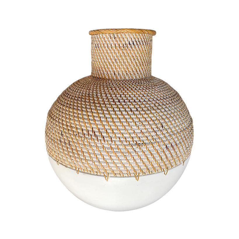 WOODEN VASE SET OF 3 - Chora Mykonos