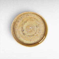 TRAY RATTAN SET OF 3 - Chora Mykonos