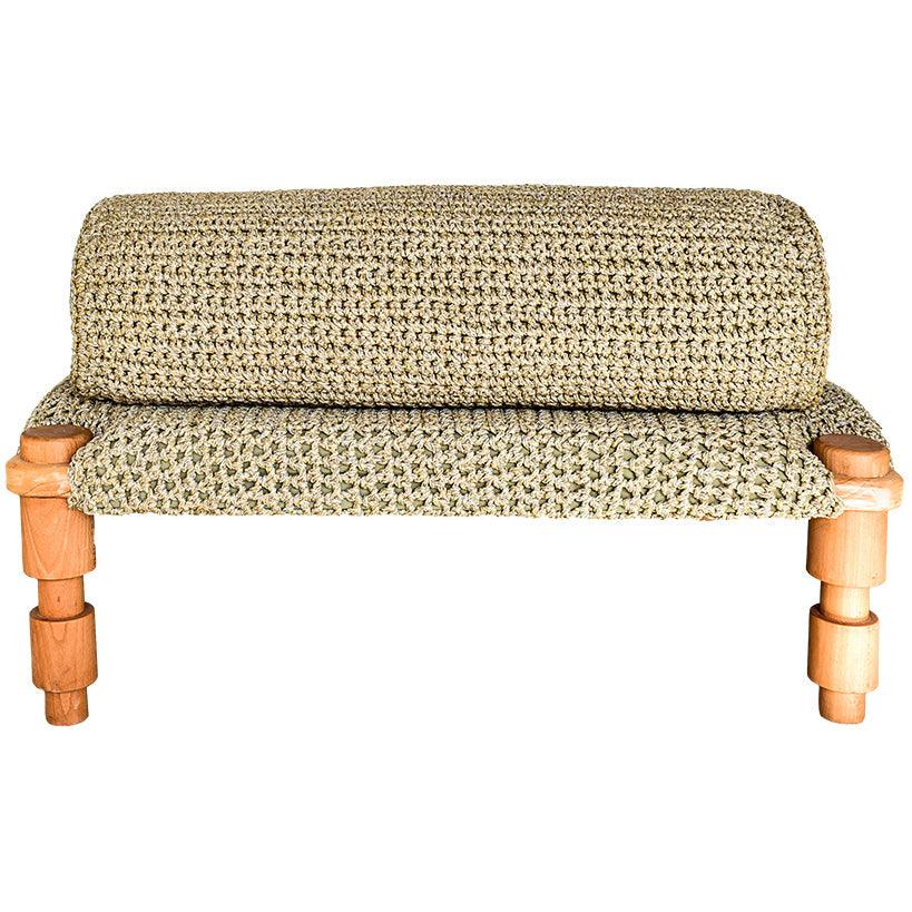 SOFA ROPE & WOOD NATURAL 120x105 x70 - Chora Mykonos