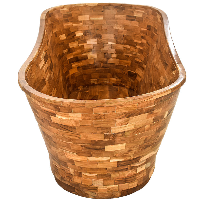 Teak Wood Bathtub – Luxurious Spa Experience at Home