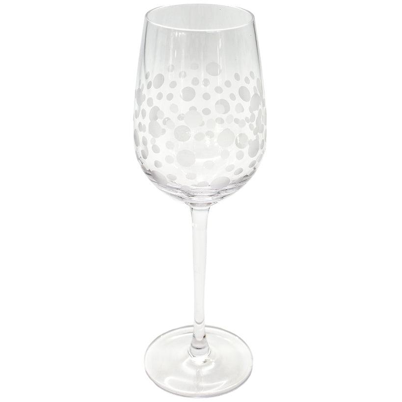 LINE & DOT WINE GLASS 500ML 10x10x26cm - Chora Mykonos