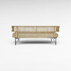 SOFA NATURAL ROPE 190x70x80cm - Chora Mykonos