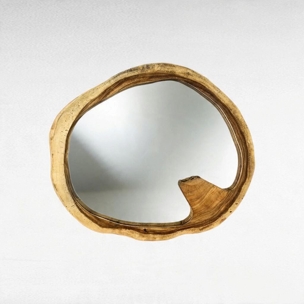 MIRROR SUAR BLEACHED WOOD FRAME