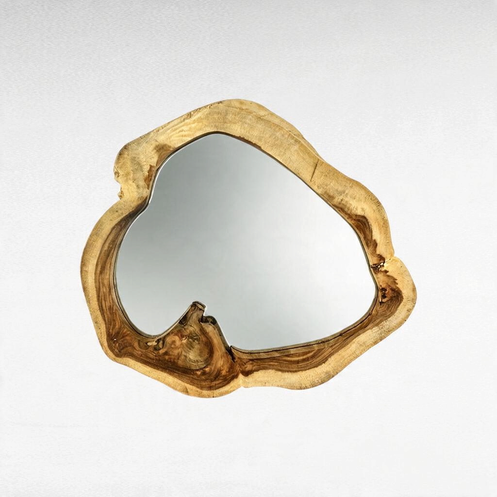 MIRROR SUAR BLEACHED WOOD FRAME