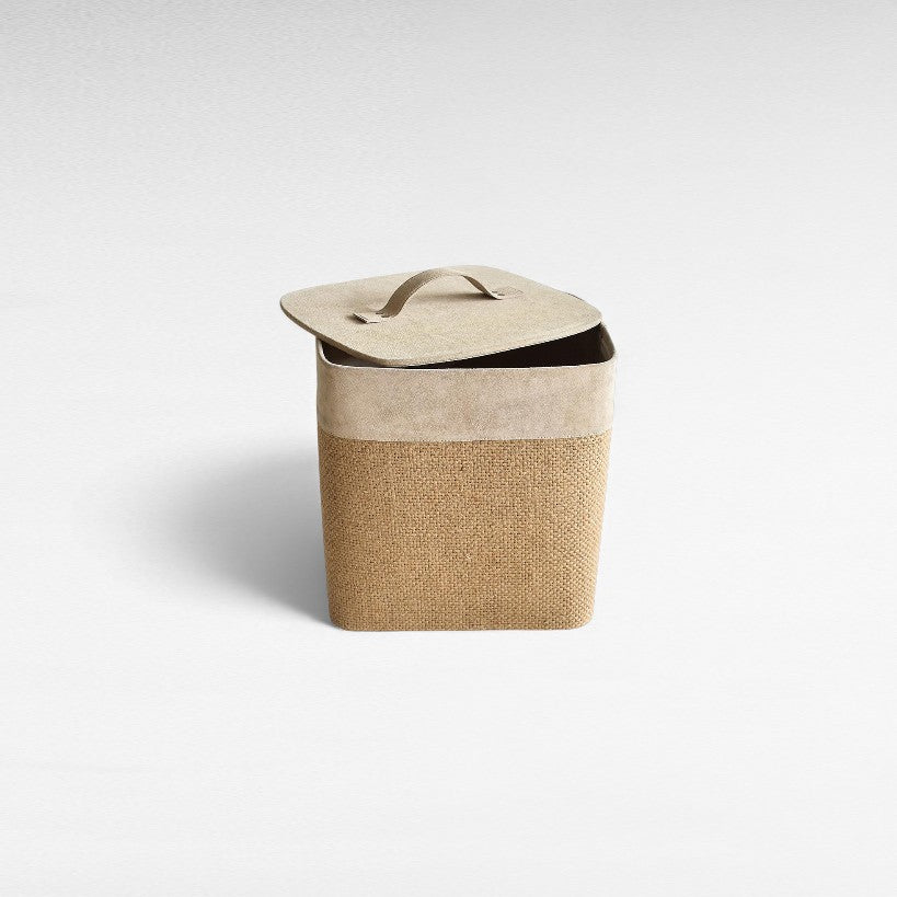 BASKET WITH LID