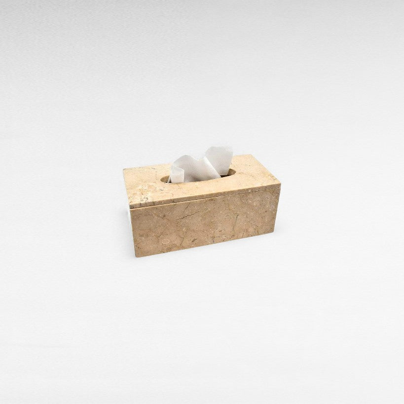 BATHROOM NAPKIN HOLDER MARBLE BEIGE W25 |D12 |H10 CM