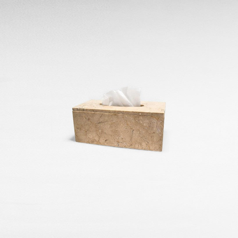 BATHROOM NAPKIN HOLDER MARBLE BEIGE W25 |D12 |H10 CM