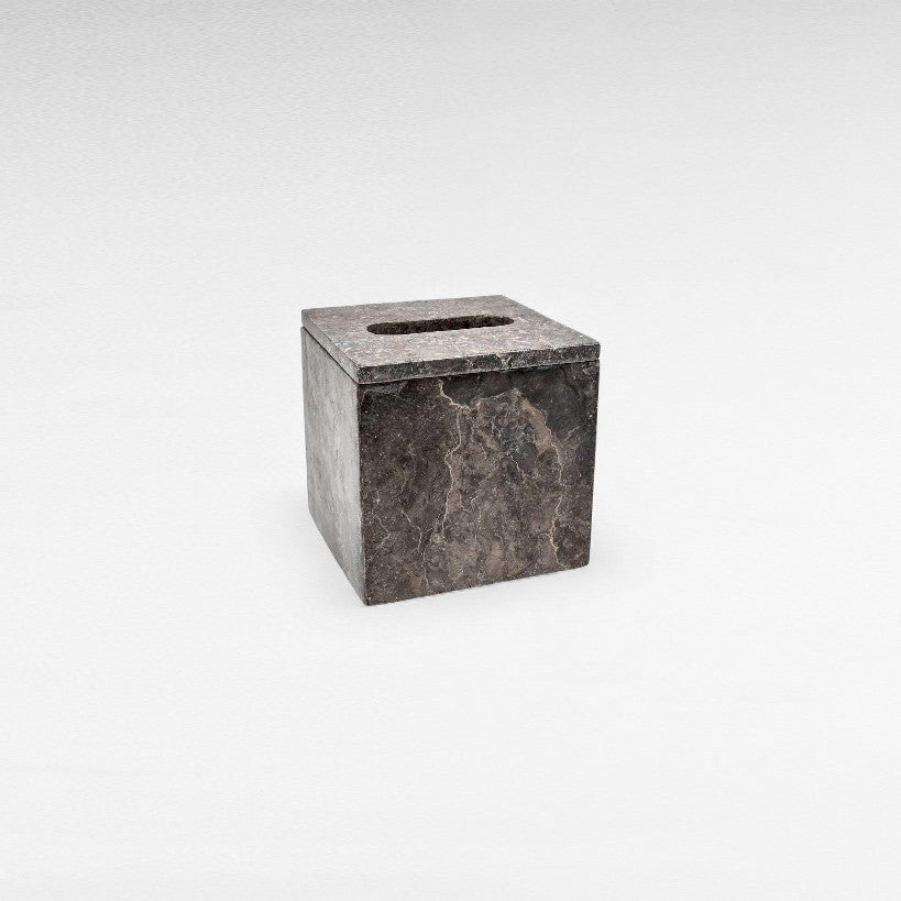 BATHROOM NAPKIN HOLDER MARBLE DARK GREY W15 |D15 |H15 CM