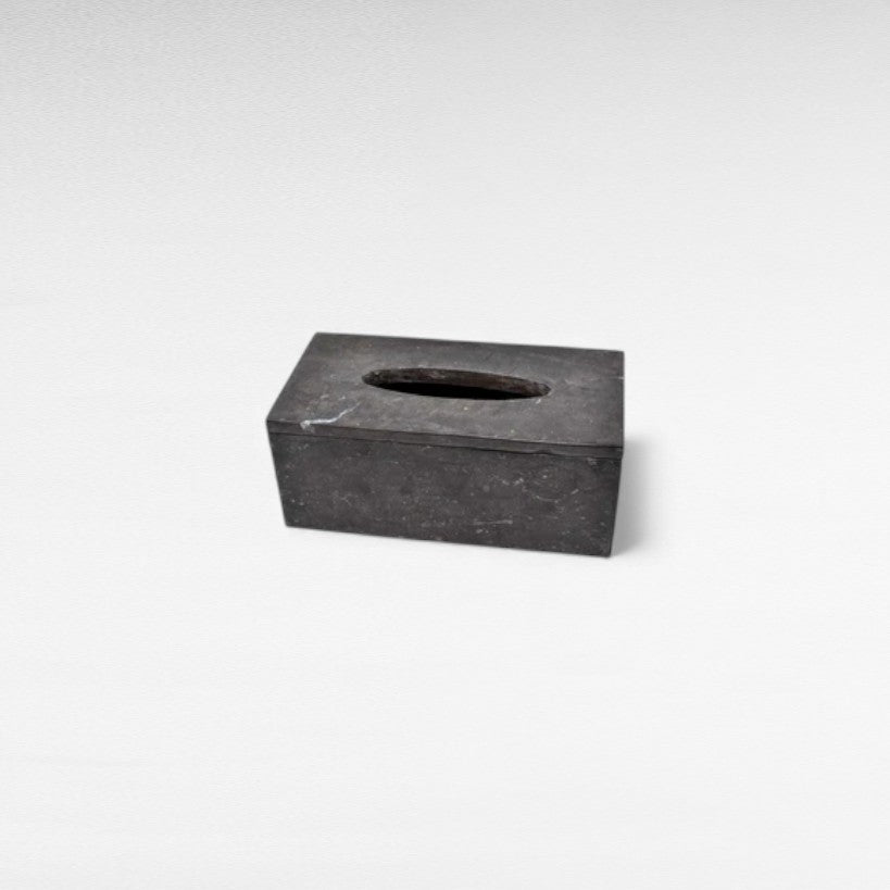 BATHROOM NAPKIN HOLDER MARBLE DARK GREY W25 |D12 |H10 CM